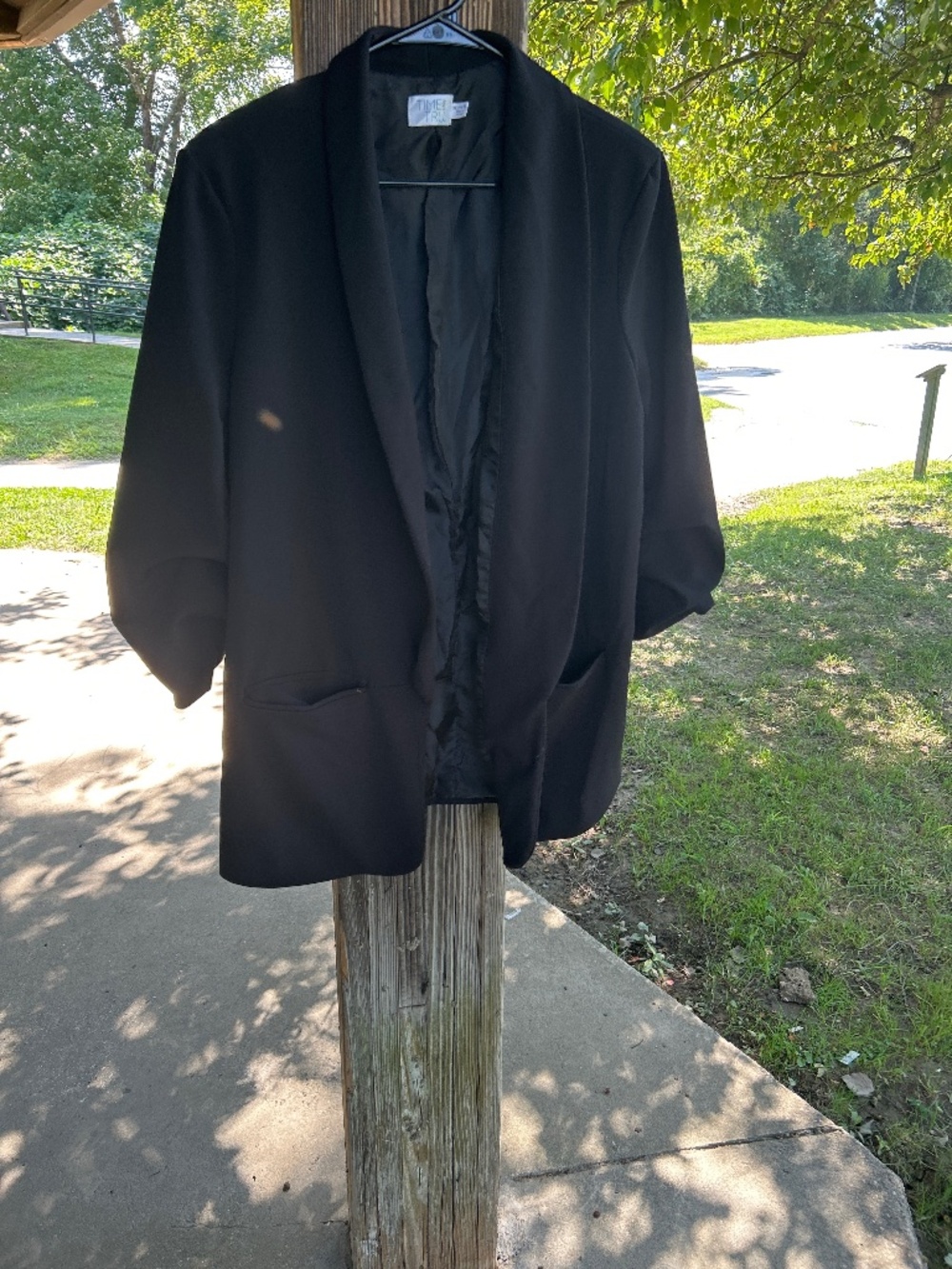 Open front blazer